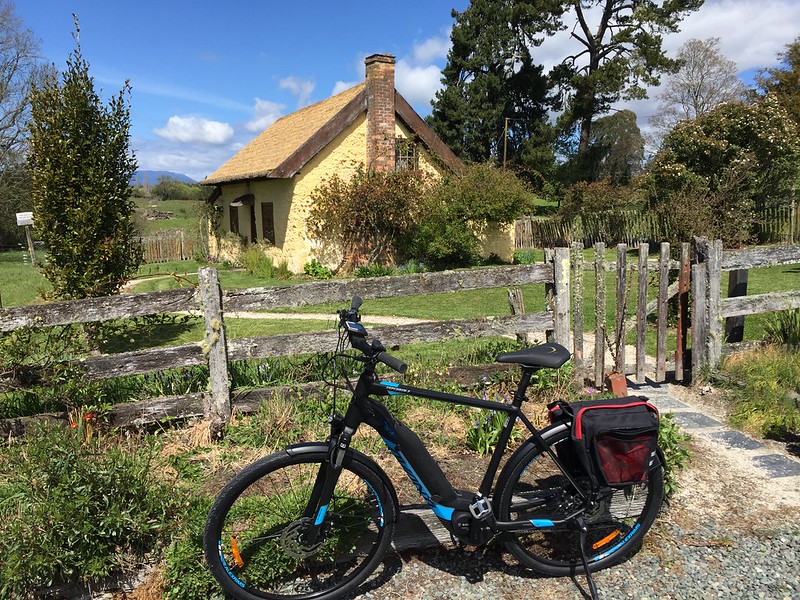 Exploring Tasman Nelson Bike Trail - historic cottage
