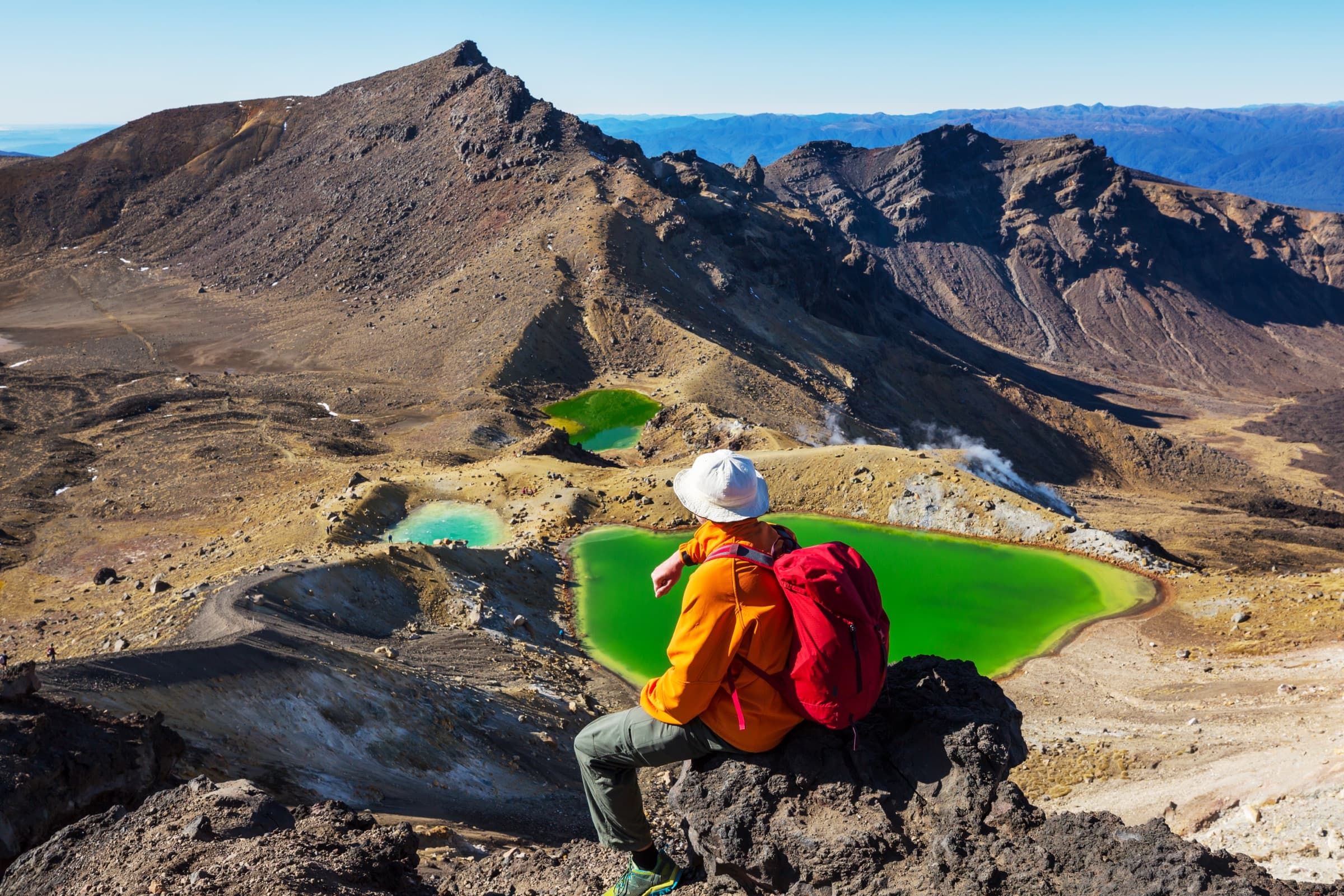 Tongariro emerald lakes, New Zealand