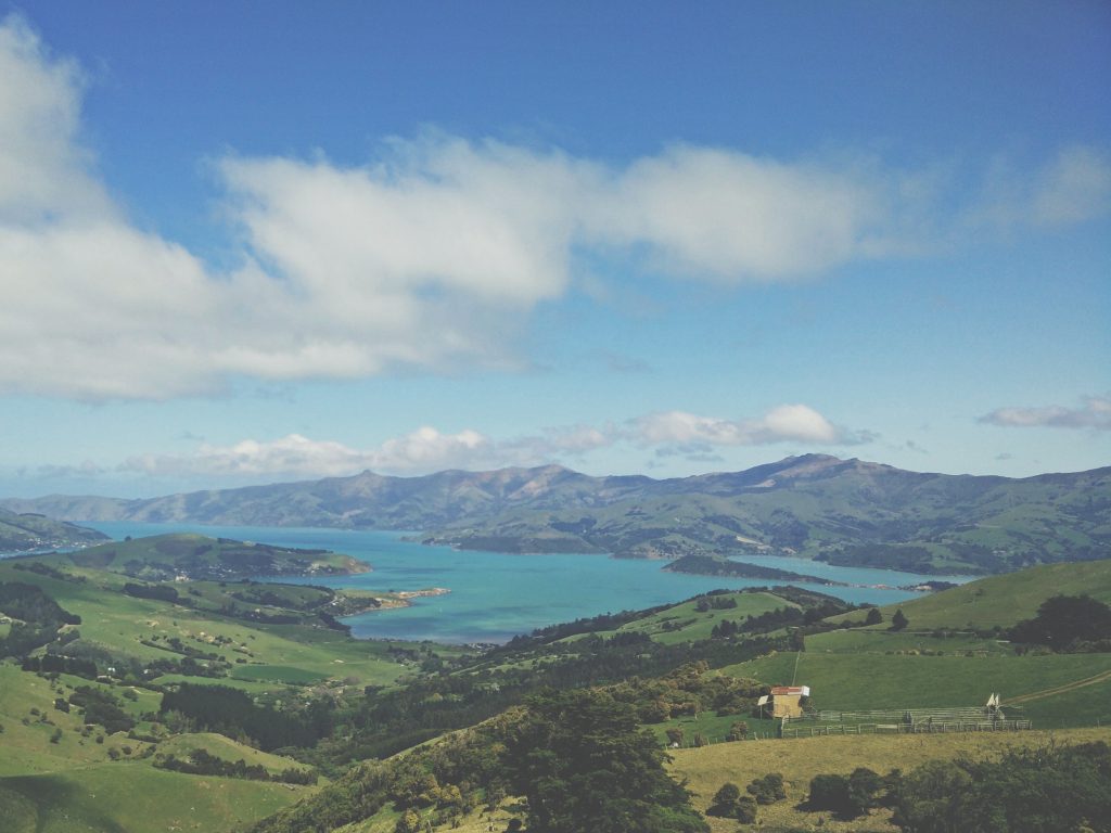 View over Akaroa Harbour