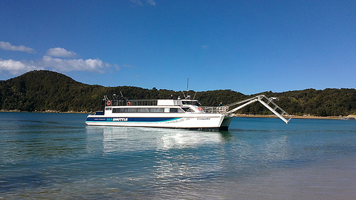 Abel Tasman Shuttle - plank