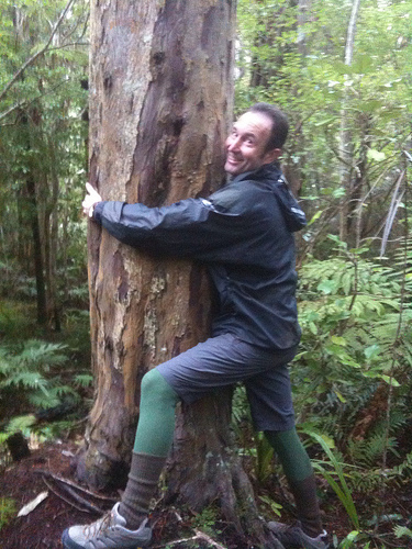 Michael tree hugger Ulva Island