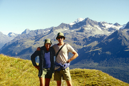 Walking the routeburn outlet track