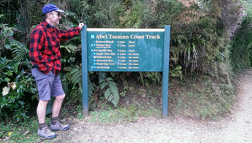 abel tasman national park map