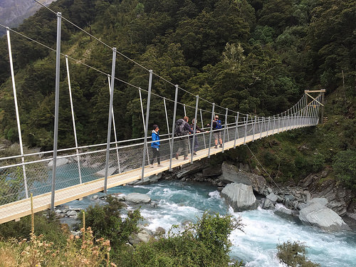 Rob Roy Walk swing bridge