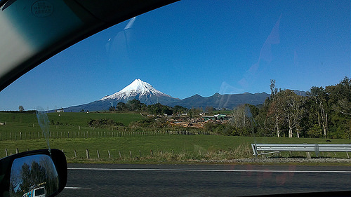 New Zealand travel times and distances - mt taranaki