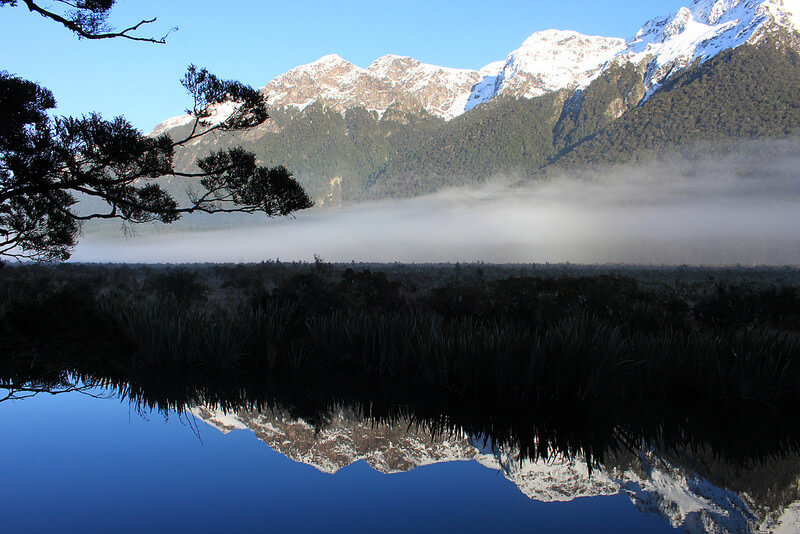 Travelling Milford Sound in winter