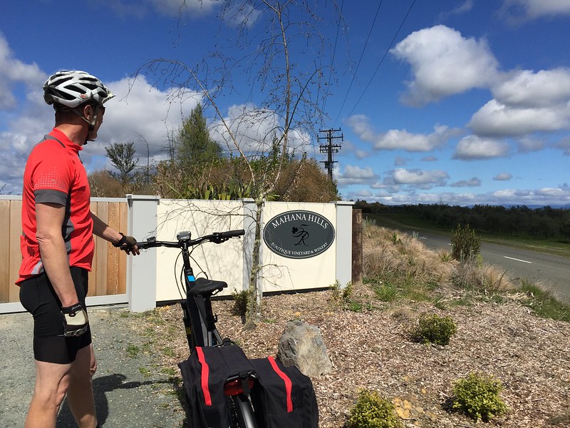 Cycling Nelson Tasman Mahana Winery