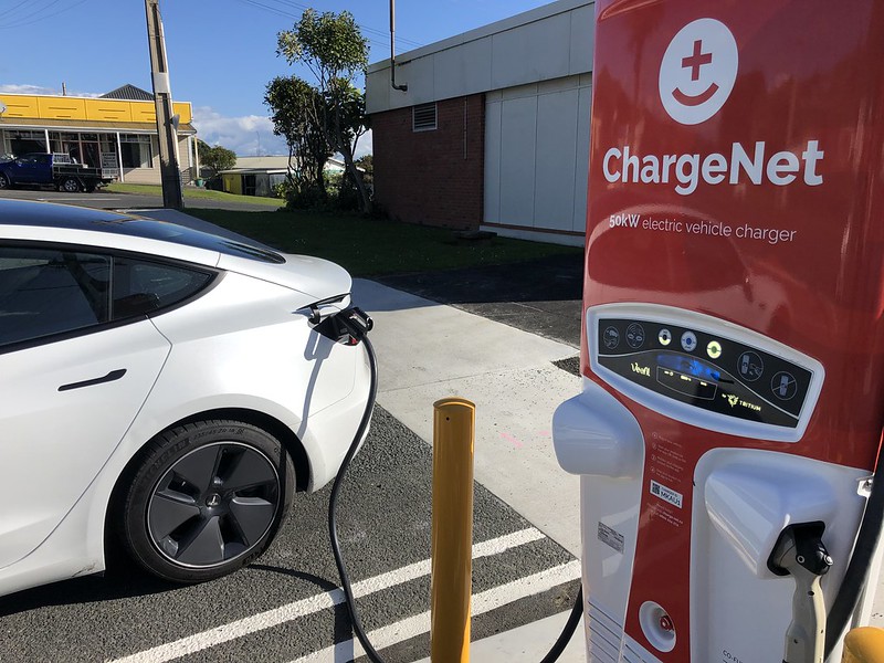 electric car charging station